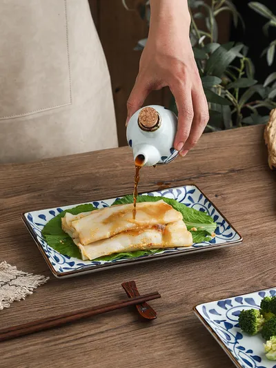Restaurant Restaurant Ceramic Commercial Tableware Snack Dim Sum Plate