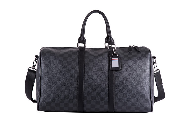 Large Capacity Short Distance Crossbody Bag Korean Plaid Travel Handbag
