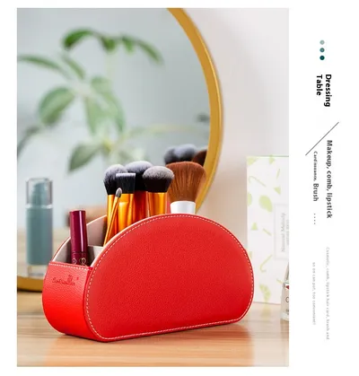Household Supplies Remote Control Storage Box Of Leather