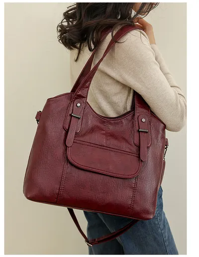 Fashion Trend Women's Pu Handbag