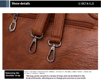 Fashion Trend Women's Pu Handbag
