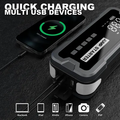 Automobile Emergency Start Power Source Car Built-in Inflatable