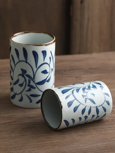 Ceramic Straight Drain Multifunctional Commercial Chopsticks Holder