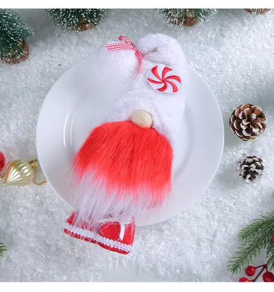 Christmas Candy Faceless Elderly Decoration Creative Doll Decorations
