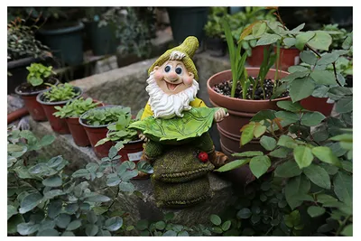New Outdoor Garden Courtyard Decoration Gardening Decorative Creative Flower Pot Feeder Resin Crafts