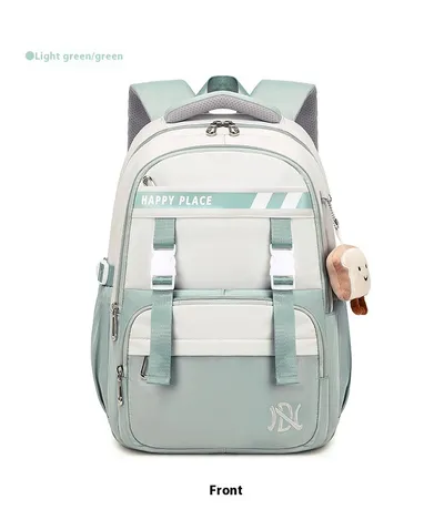 Minimalist Preppy Style Stain-resistant Schoolbag
