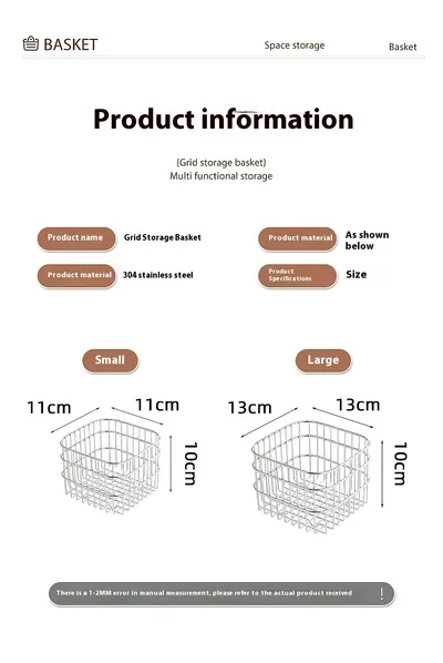 Kitchen Storage Rack Draining Basket Household