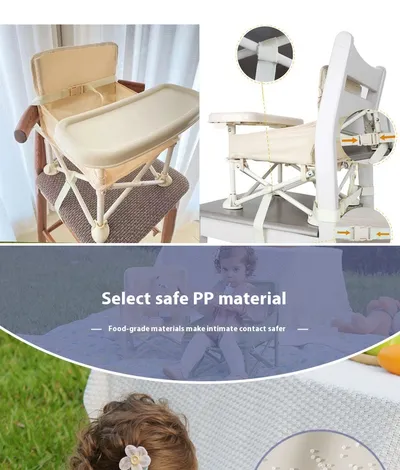 Baby Picnic Chair Outdoor Beach Camping Stool Portable Folding Photography Learning Seaside Dining Table
