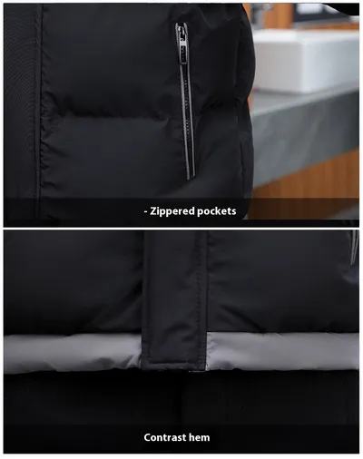 Handsome Padded Down Jacket Men