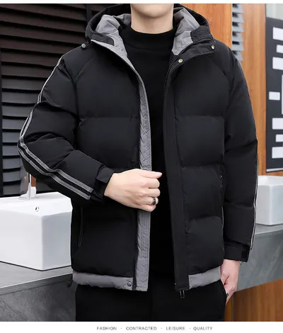 Handsome Padded Down Jacket Men
