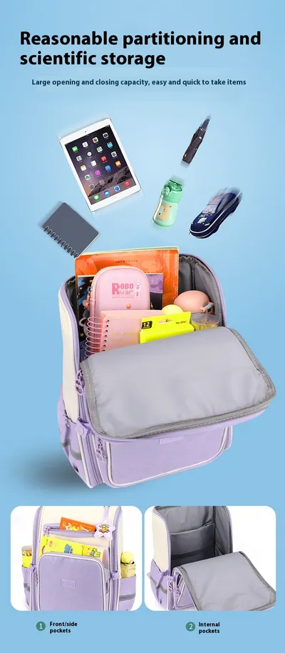 Spine Protection Weight-relief Ultra-light Stool Backpack