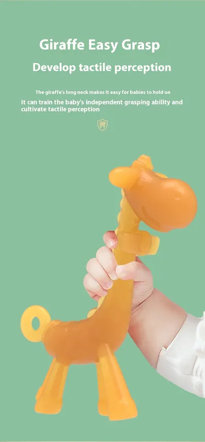 Baby Liquid Giraffe Teether Safe Silicone Nano Molar Rod