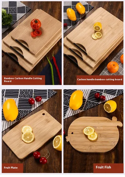 Household Whole-bamboo Chopping Block Cutting Board