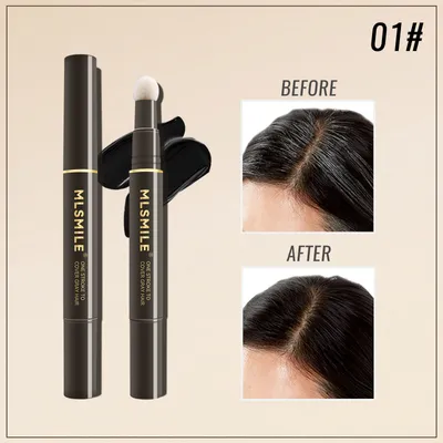 Disposable Hair Dyeing Black Emergency Hair Color Touch-up Stick Plants Do Not Hurt Hair Temporary Hair Color Pen