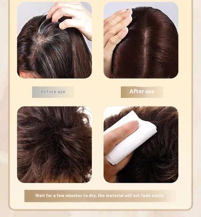 Disposable Hair Dyeing Black Emergency Hair Color Touch-up Stick Plants Do Not Hurt Hair Temporary Hair Color Pen