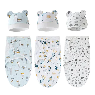 Newborn Baby Swaddling Quilt Pure Cotton Delivery Room Package Newborn Child Baby's Blanket Baby Swaddle