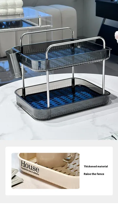Kitchen Durable Large Capacity Storage Drain Rack