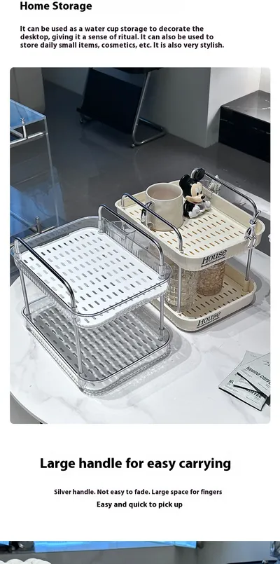 Kitchen Durable Large Capacity Storage Drain Rack
