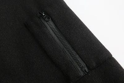 Handwritten Letter Embroidery Jacket Men