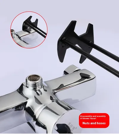 Multifunctional Kitchen And Bathroom Wrench Sink Faucet Four Claw Base 4 Points 6 Points Angle Valve Nut