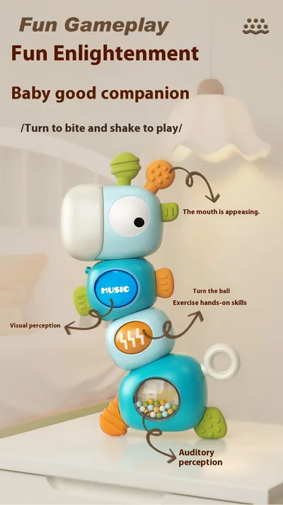 Early Childhood Education Toddler Comfort Can Teether Baby Toys
