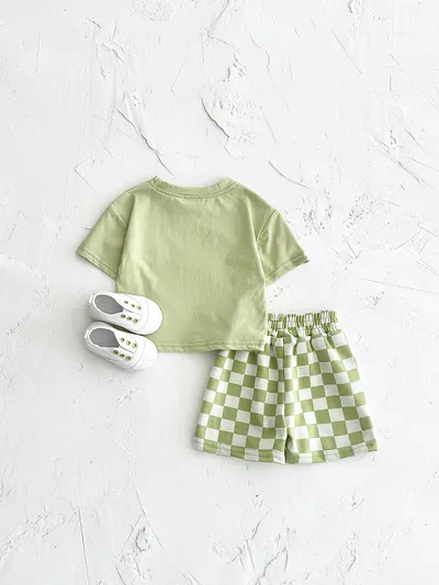 Korean Style Baby Clothes Two-piece Set