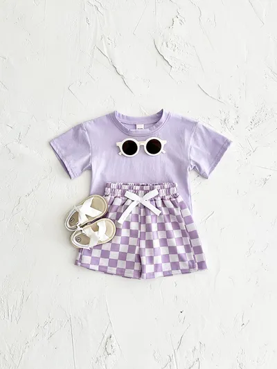 Korean Style Baby Clothes Two-piece Set
