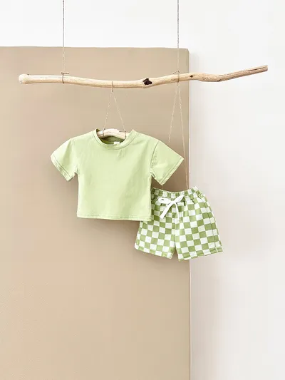 Korean Style Baby Clothes Two-piece Set