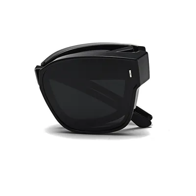 Foldable Set Of Glasses Polarized Sunglasses Simplicity One Mirror Two Use