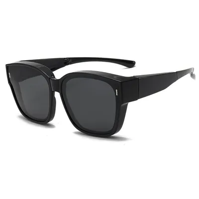 Foldable Set Of Glasses Polarized Sunglasses Simplicity One Mirror Two Use
