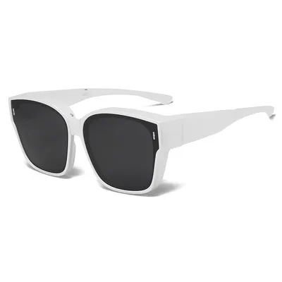 Foldable Set Of Glasses Polarized Sunglasses Simplicity One Mirror Two Use