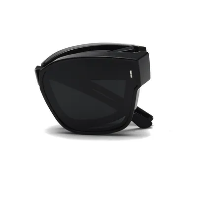 Foldable Set Of Glasses Polarized Sunglasses Simplicity One Mirror Two Use