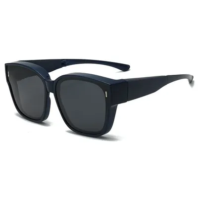 Foldable Set Of Glasses Polarized Sunglasses Simplicity One Mirror Two Use