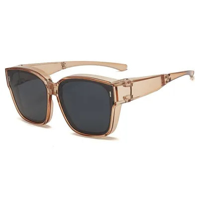 Foldable Set Of Glasses Polarized Sunglasses Simplicity One Mirror Two Use