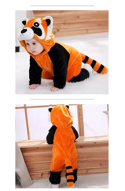 Tolo Rabbit Spring New Baby Spring Outwear Raccoon Single Layer Jumpsuit