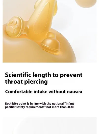 Silicone Rabbit Teether Infant Molar Rod Baby Teething Prevent Hand Sucking Artifact