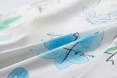 Graffiti Flower Butterfly Printed Shirt Men