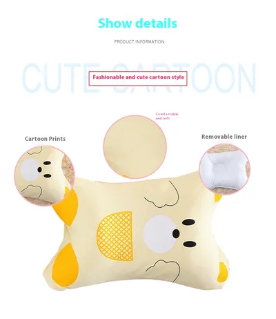 Baby Pillow Detachable Removable Washable Baby Pillow