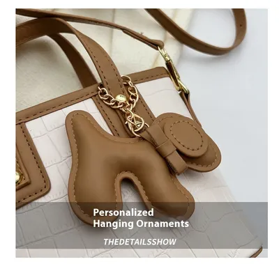 Women's Stone Pattern Shoulder Messenger Bag