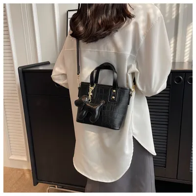 Women's Stone Pattern Shoulder Messenger Bag