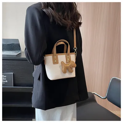 Women's Stone Pattern Shoulder Messenger Bag