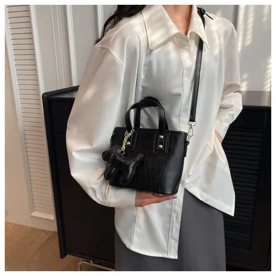 Women's Stone Pattern Shoulder Messenger Bag