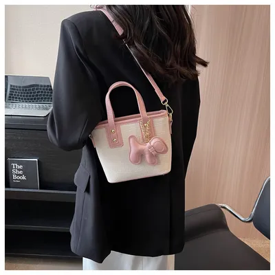 Women's Stone Pattern Shoulder Messenger Bag