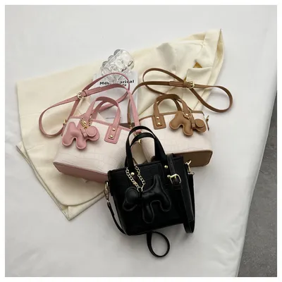 Women's Stone Pattern Shoulder Messenger Bag