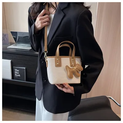 Women's Stone Pattern Shoulder Messenger Bag