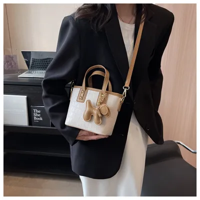 Women's Stone Pattern Shoulder Messenger Bag