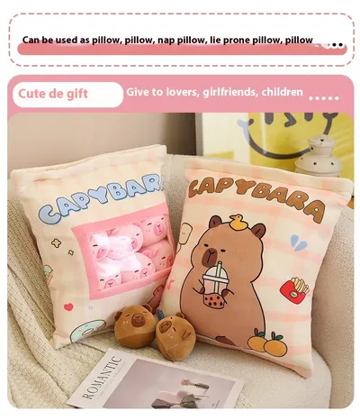 Capabala Plush Doll Decompression 6 Capybara Bags Suit