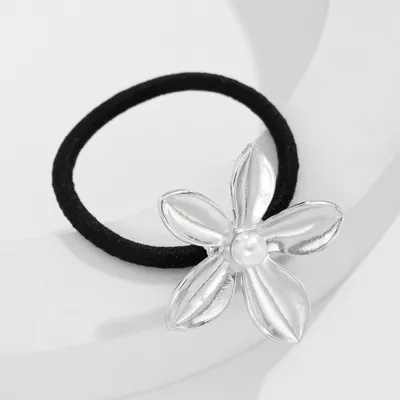 Five-petal Flower Alloy Hair Accessories Stylish Glossy