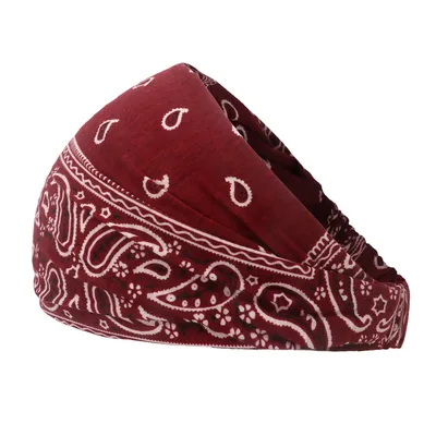 Women's Hair Band European And American Bohemian Style Elastic Elastic Band Paisley