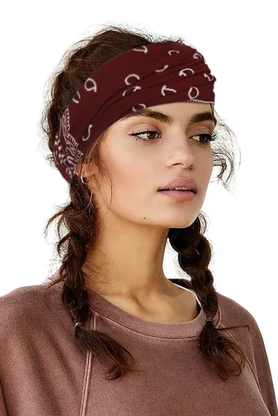 Women's Hair Band European And American Bohemian Style Elastic Elastic Band Paisley
